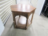 Vtg 6 Sided End Table (LOCAL PICK UP ONLY)