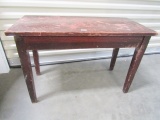 Vtg Solid Wood Piano Bench W/ Under Storage ( Local Pick Up Only )