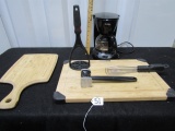 Mr. Coffee 4 Cup Coffee Maker, Wood Cutting Boards And Good Kitchen