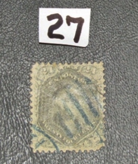1861-1866 U. S. George Washington Twenty Four Cents Postage Stamp