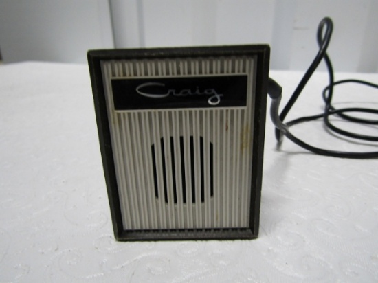 Vtg 1979 Craig Miniature Speaker Model H M-8