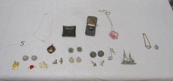 Lot Of Costume And Sterling Silver Jewelry And All Can Be Identified By