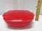 Vtg 1950s Pyrex 1 1/2 Quart Red Square Hostess Bowl W/ Matching Lid