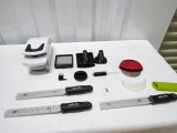 Fullstar Vegetable Chopper W/ Accessories; 3 Eslife Graters And Pizza Cutter