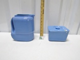 Vtg Hall China For Westinghouse Refrigerator Pitcher And Covered Storage Dish