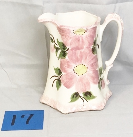 Cash Family Pottery Pink Floral Pitcher