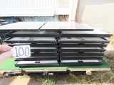 30 Hyundai Solar Panels W/ Mounting Brackets, 45 Batteries And 30 Metal Battery (Local Pick Up Only)