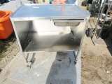 Stainless Steel Work Table On Wheels (Local Pick Up Only)