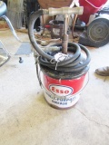 Vtg Esso 5 Gallon All Purpose Grease Can W/ Pump(Local Pick Up Only)