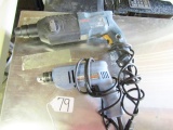 Bosch Bulldog Rotary Hammer Drill And A Handi Works 3/8