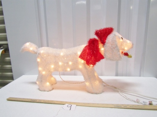 Animated And Lighted Christmas Dog (LOCAL PICK UP ONLY)