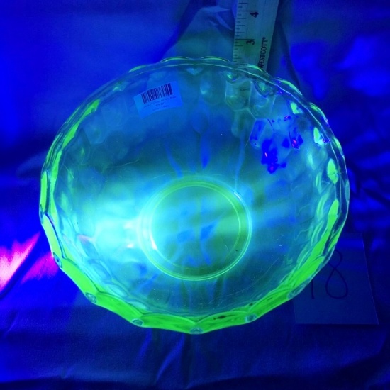 Uranium Glass Mixing Bowl