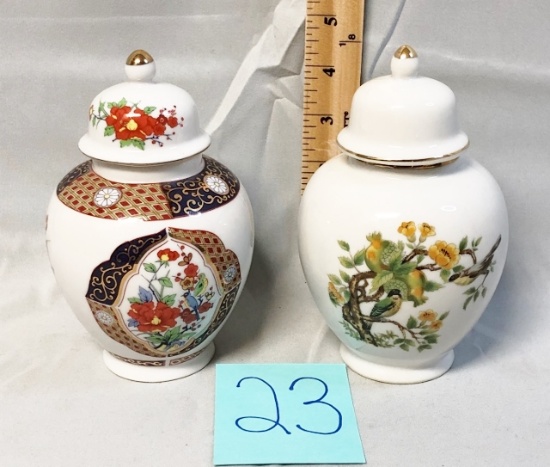 Two Small Ginger Jars