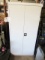 Large 2 Door Metal Storage Cabinet W/ Key