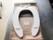 N I B Mainline Toilet Seat W/ Hardware