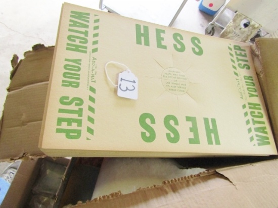 Rare Box Of 1955 Hess Fuel Oil Add - A - Mat