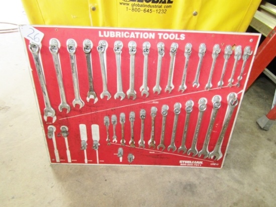 Steelman Wrench Wall Display W/ 28 Wrenches