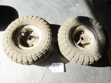 2 Tires Size 4.10 / 3.50 - 4