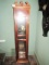 Vtg Hand Made Curio Cabinet W/ Mirrored Back And Glass Shelves  LOCAL PICK UP ONLY