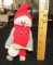 Vtg Hand Made Ljungstroms Of Sweden Wooden Santa Claus