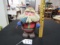 Heavy Resin Santa Claus Figure Whose Head Moves Front And Back