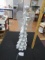 Silver Metal Lighted Christmas Angel