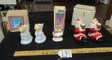 Lot Of 5 Christmas Candleholders