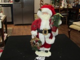 Very Nice Santa Claus Figure W/ Porcelain Face And Hands