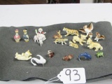 Nice Lot Of Vtg Porcelain Animals