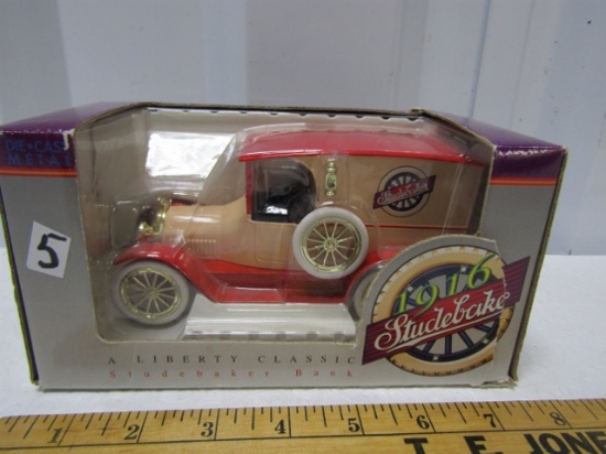 N I B Liberty Classic 1916 Studebaker Bank Toy