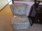Vtg Boudoir Chair W/ Spring Seat (Local Pick Up Only)