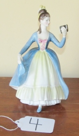 Vtg 1954 Royal Doulton Porcelain Figurine " Leading Lady " No. 2269