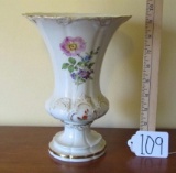 Vtg Genuine Meissen Porcelain Vase