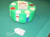 Poker Chip Set W/ 2 Decks Of Cards