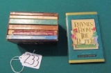 Set Of Miniature Webster's Books And A Humorous Golf Book