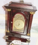 All Wood Cabinet Bombay Quartz Mantle Clock