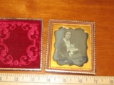Antique Daguerreotype Photograph Of A Mother And Daughter
