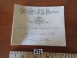 1873 Invitation To A Silver Wedding Anniversary