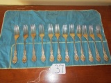 12 Vintage Gorham Sterling Silver Dinner Forks