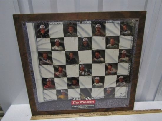 Vtg 1993 The Winston Photo Of The Drivers In The Race