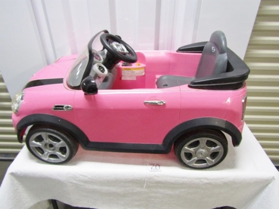 Electric Powered Child's Mini Cooper Convertible (LOCAL PICK UP ONLY)