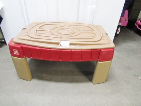 Step 2 Hard Plastic Play Table W/ Storage Under Top (LOCAL PICK UP ONLY)
