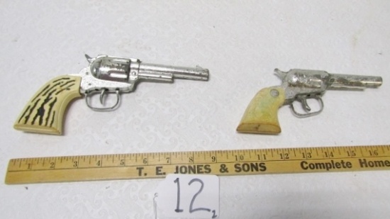 2 Vtg Cap Pistols