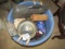 Lot Of Automobile Related Items: Hub Cap, Oil Filters, Etc (Local Pick Up Only)