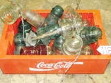 Lot Of 19 Glass Insulators 1 Porcelain Insulator (Local Pick Up Only)
