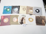 Lot Of 10 Vtg 45 R P M Vinyl Records