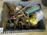 Box Lot Of Old Lamp Bases And Parts (Local Pick Up Only)