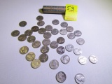 Lot Of 37 Jefferson Nickels And A Roll Of 2011 Uncirculated Jefferson Nickels