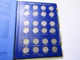 Complete Circulated Set Of Jefferson Nickels In Album