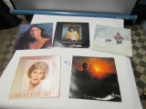 Lot Of 5 Vtg Country Vinyl L Ps In Sleeves
